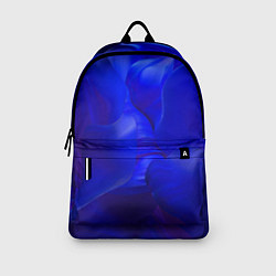 Рюкзак Неоновый синий цветок, цвет: 3D-принт — фото 2