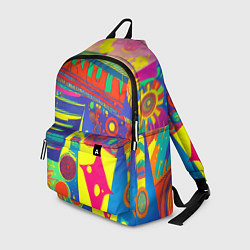 Рюкзак Яркая графическая абстракция, цвет: 3D-принт