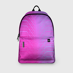 Рюкзак Розовые градиентные линии, цвет: 3D-принт — фото 2