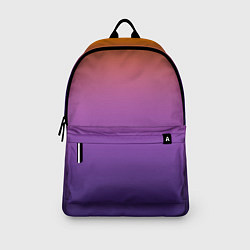 Рюкзак Градиент оранжево-фиолетовый, цвет: 3D-принт — фото 2