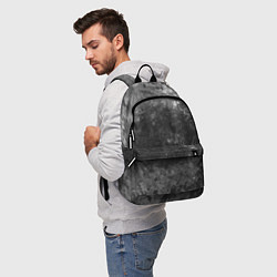 Рюкзак Абстракция - серая шкура, цвет: 3D-принт — фото 2