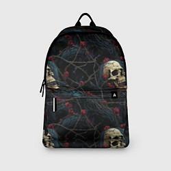 Рюкзак Черепа в кустах с шипами, цвет: 3D-принт — фото 2