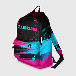 Рюкзак Barcelona - neon gradient посередине, цвет: 3D-принт