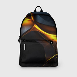 Рюкзак Разлом черных плит и оранжевая лава, цвет: 3D-принт — фото 2
