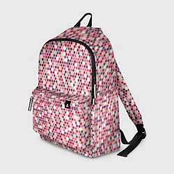Рюкзак Паттерн соты розовый, цвет: 3D-принт