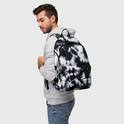Рюкзак Серый тай дай, цвет: 3D-принт — фото 2