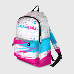 Рюкзак Galatasaray neon gradient style посередине, цвет: 3D-принт