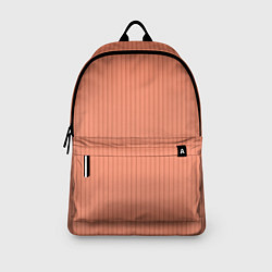Рюкзак Тёмный персиковый в полоску, цвет: 3D-принт — фото 2