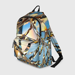 Рюкзак Грани стекла, цвет: 3D-принт