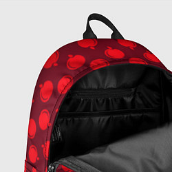 Рюкзак Паттерн с красными яблоками, цвет: 3D-принт — фото 2