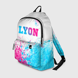 Рюкзак Lyon neon gradient style посередине, цвет: 3D-принт