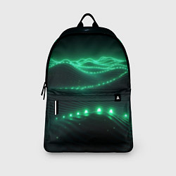 Рюкзак Круглый зеленый мистический фон, цвет: 3D-принт — фото 2