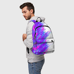 Рюкзак Neon glitch, цвет: 3D-принт — фото 2
