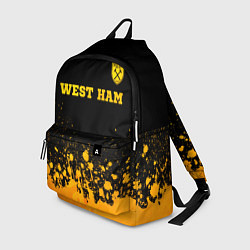 Рюкзак West Ham - gold gradient посередине