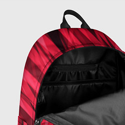 Рюкзак Красно-розовые абстрактные полосы, цвет: 3D-принт — фото 2