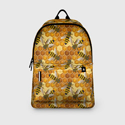 Рюкзак Соты со пчелами, цвет: 3D-принт — фото 2