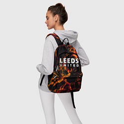 Рюкзак Leeds United red lava, цвет: 3D-принт — фото 2