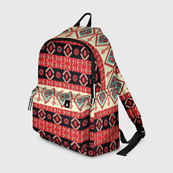 Рюкзак Этнический геометрический узор, цвет: 3D-принт