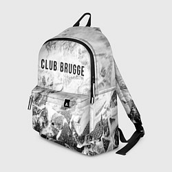 Рюкзак Club Brugge white graphite, цвет: 3D-принт