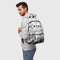 Рюкзак Portal white graphite, цвет: 3D-принт — фото 2