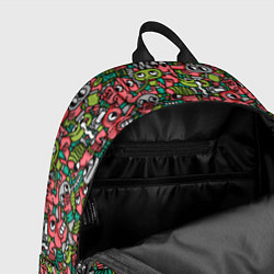 Рюкзак Человечки с длинными носами, цвет: 3D-принт — фото 2