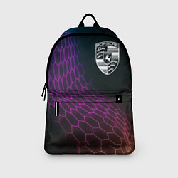 Рюкзак Porsche neon hexagon, цвет: 3D-принт — фото 2