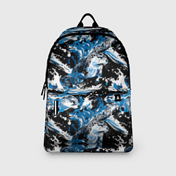 Рюкзак Выдры в речке на волнах - паттерн, цвет: 3D-принт — фото 2