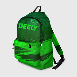 Рюкзак Geely - green gradient посередине, цвет: 3D-принт