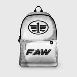Рюкзак FAW speed на светлом фоне со следами шин по-центру, цвет: 3D-принт — фото 2
