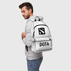 Рюкзак Dota glitch на светлом фоне по-центру, цвет: 3D-принт — фото 2