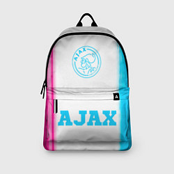 Рюкзак Ajax neon gradient style по-центру, цвет: 3D-принт — фото 2