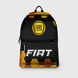Рюкзак Fiat - gold gradient по-центру, цвет: 3D-принт — фото 2