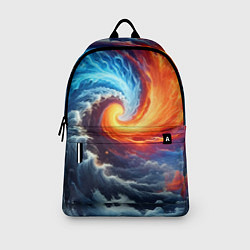 Рюкзак Столкновение двух стихий - инь янь, цвет: 3D-принт — фото 2