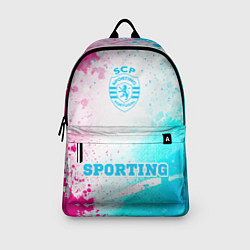Рюкзак Sporting neon gradient style по-центру, цвет: 3D-принт — фото 2