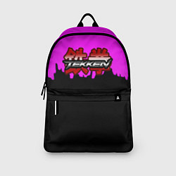 Рюкзак Tekken розовая геометрия, цвет: 3D-принт — фото 2