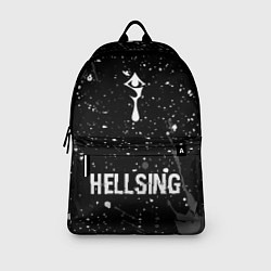 Рюкзак Hellsing glitch на темном фоне по-центру, цвет: 3D-принт — фото 2