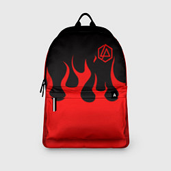 Рюкзак Linkin park logo fire, цвет: 3D-принт — фото 2