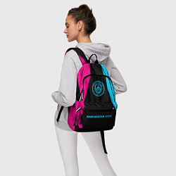 Рюкзак Manchester City - neon gradient по-центру, цвет: 3D-принт — фото 2