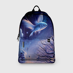 Рюкзак Крылатая рыба - сюрреализм, цвет: 3D-принт — фото 2