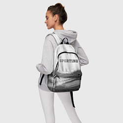 Рюкзак Sporting - white gradient посередине, цвет: 3D-принт — фото 2