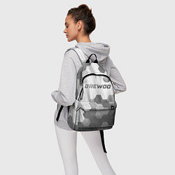 Рюкзак Daewoo - white gradient посередине, цвет: 3D-принт — фото 2