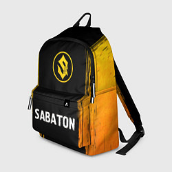 Рюкзак Sabaton - gold gradient по-центру, цвет: 3D-принт