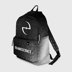 Рюкзак Evanescence glitch на темном фоне по-центру, цвет: 3D-принт