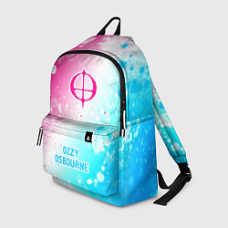Рюкзак Ozzy Osbourne neon gradient style по-центру, цвет: 3D-принт