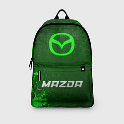 Рюкзак Mazda - green gradient по-центру, цвет: 3D-принт — фото 2