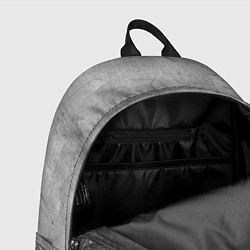 Рюкзак David Bowie - grey gradient посередине, цвет: 3D-принт — фото 2