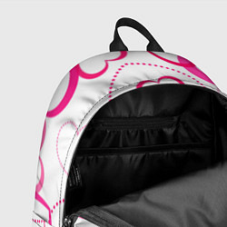 Рюкзак Подборка сердец, цвет: 3D-принт — фото 2