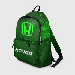 Рюкзак Honda - green gradient по-центру, цвет: 3D-принт