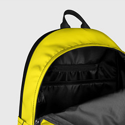Рюкзак Football жёлто-чёрный двуцветный, цвет: 3D-принт — фото 2