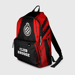 Рюкзак Club Brugge - red gradient по-центру, цвет: 3D-принт